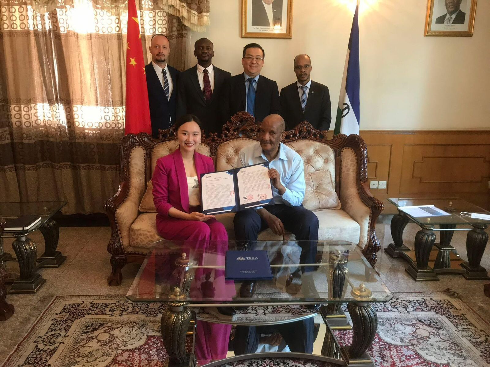 Cérémonie MOU — Lesotho